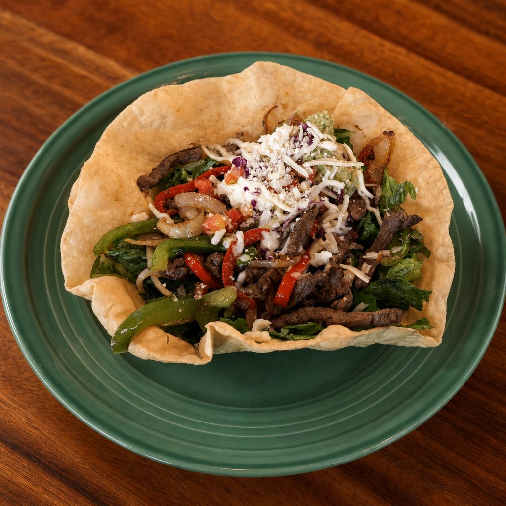 Fajita Salad.