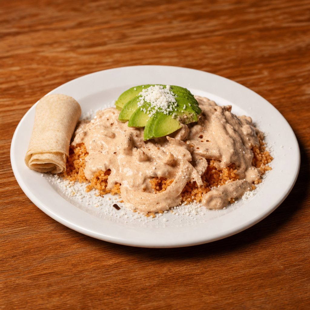 Pollo Con Crema.